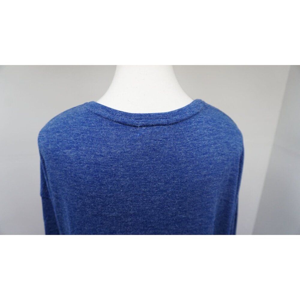 Old Navy Women's Relaxed Long Sleeve Hi-Low Shirt Blue - Size XS - Picture 9 of 14